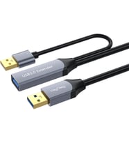 USB 3.0 Uzatma Kablosu Sinyal Güçlendirici Extender Destekli USB-A Uzatıcı Kablo 5 Metre
