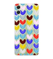 PrintiFy Samsung Galaxy A05 ile Uyumlu Water Color 1  Kamera Korumalı Şeffaf  Kılıf