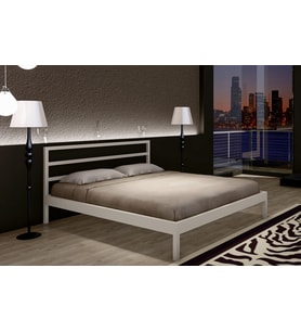 GM 225 VİGO ÇİFT KİŞİLİK METAL KARYOLA BEYAZ 140X190