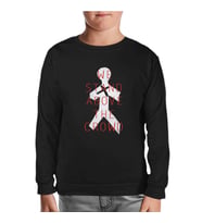 Three Days Grace - Stand Above Siyah Çocuk Sweatshirt