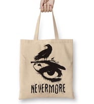 Nevermore Edgar Allan Poe Bez Çanta Uzun Saplı