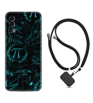 General Mobile Gm 23 Kılıf Silikon Boyun Askılı İpli Desenli Silikon Pi 1701