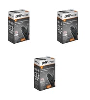 Only Evo Beyond Siyah Pudrasız Nitril Eldiven - Muayne İş Eldiveni - Large - 100'lü 3 Paket
