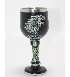 Game Of Thrones House Stark 3D Kabartmalı Çelik Kadeh Bardak