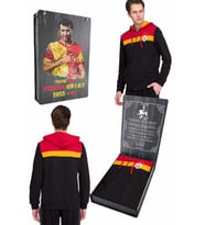Galatasaray Orijinal Sweat Kapüşonlu Fermuarlı Sarı Kırmızı Siyah Sweat (Kırmızı-Siyah)