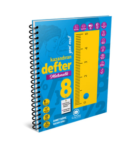 Çanta Yayınları 2024 - 2025 Yeni Müfredat Çanta Yayınları 8.Sınıf Defter Kazandıran Matematik (Çok Renkli)