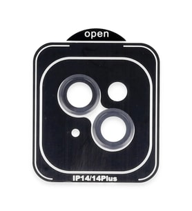 iPhone 14 PVD Metal Kamera Lens - Siyah