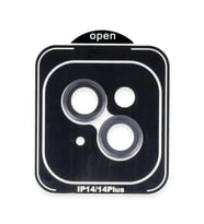 iPhone 14 PVD Metal Kamera Lens - Siyah