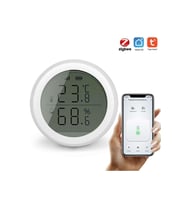 HyMark ZigBee Tuya Akıllı Yaşam Uygulaması Sıcaklık Nem Sensörü LCD Ekran APP Kontrol Alexa Google Home