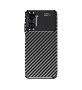 Realme 10 4G Kılıf Zore Negro Karbon Tasarım Silikon Kılıf (Siyah)