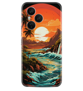 Honor 400 Pro Kılıf Boutique Baskılı Resimli Retro Mountain Pcode -079