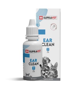 Supravet Ear Clean Kedi Köpek Kulak Temizleme Solüsyonu 50 Ml