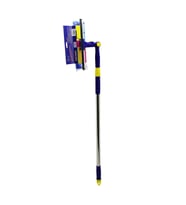 STAR Q 2 BAŞLI=CAMSİL ÇEKPAS - M.FİBER MOP=24.5CM 360 DERECE BAŞLIK CAMSİL - MOP UZAYAN METAL - PLS.SAP= 85-133CM (5680)