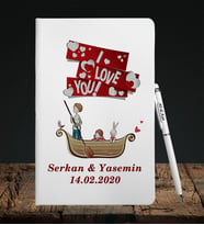 Sevgililer Gününe Özel Defter Kalem Seti 7