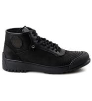 Pierre Cardin 382105 Erkek Kürklü Fermuarlı Deri Bot (Siyah)