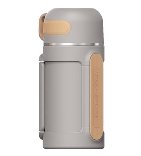 Vagonlife Tkk T2011 1000ml Askılı Bardaklı Gri Çelik Matara