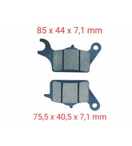 HONDA SUZUKİ ÖN FREN DİSK BALATASI SFA652 (TVR) DİO 110 UYUMLU  UK 110 ADDRESS (17-..) YAMAHA TRİCİTY 125