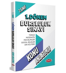 Data Yayınları 7. Sınıf 1.Dönem Bursluluk Konu Kitabı