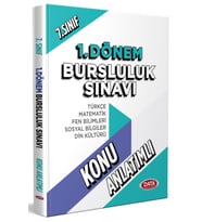 Data Yayınları 7. Sınıf 1.Dönem Bursluluk Konu Kitabı