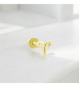 Glorria Altın Koç Burcu Helix Piercing