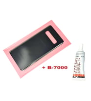 Tkgz Samsung Galaxy S10 Arka Pil Batarya Kapağı (CAM) SİYAH