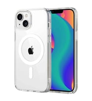 Newface Apple iPhone 14 Combo Sert Şeffaf Magsafe Kapak - Şeffaf