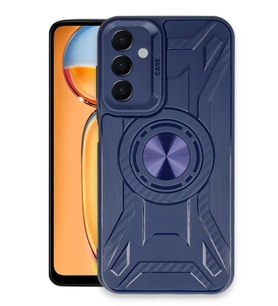 Newface Samsung Galaxy A35 5G Kılıf Lincoln Silikon - Lacivert