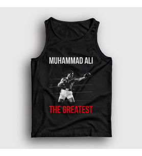 Presmono Unisex Siyah Great Boxing Boks Muhammad Muhammed Ali Atlet 509148tt