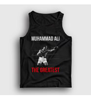 Presmono Unisex Siyah Great Boxing Boks Muhammad Muhammed Ali Atlet 509148tt