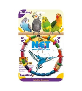 EuroBird Kuş Oyuncağı Renkli Daire Salıncak