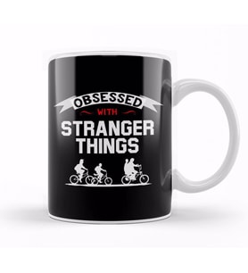 Obsessed With Stranger Things Kupa Bardak Porselen