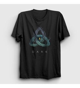 Presmono Unisex Siyah Forest Dark T-Shirt 186568tt