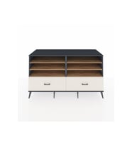 Kronos Konsol 6 Raflı 2 Çekmeceli  176x59x99 Antrasit-Çam/Aytaşı
