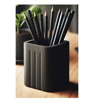 Modern Kare Kalemlik – Minimal Masaüstü Kalem Organizer