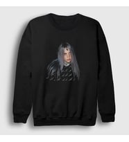 Presmono Unisex Siyah Spider V2 Billie Eilish Sweatshirt 155011tt