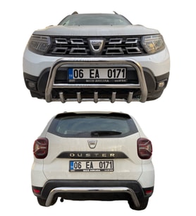 DACİA DUSTER 2018 SONRASI KROM ÖN ARKA KORUMA