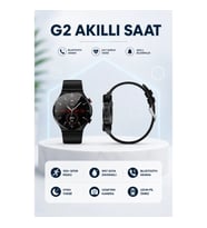 G42 Akıllı Saat Bluetooth Sesli Görüşme NFC iOS ve Android Uyumlu