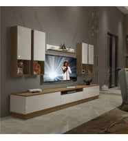 Decoraktiv Trendstyle 8DAS Mdf Tv Ünitesi Tv Sehpası - Pera Beyaz (Pera-Beyaz)