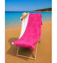 70x140 cm Jakarlı Desenli Modern Tasarım Unisex Plaj Havlusu Baveno
