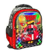 Hot Wheels Okul Çantası Kırmızı Çift Bölmeli