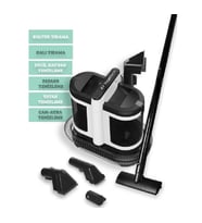 Pirantech V22C Koltuk ve Halı Yıkama Makinesi (Beyaz-Siyah)