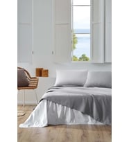 Özdilek Rf -Colourist Kül Gri Silver- Çift Kişilik Pike Takımı