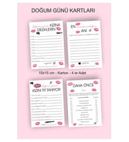 Doğum Günü Kart Oyunları, Ne Kadar İyi Tanıyorsun, Doğum Günü Dilek Kartı