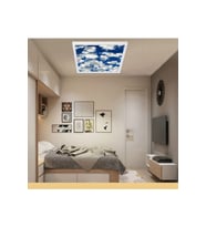 Yatak Odası Güçlü 60watt 60x60 Büyük Boy Led Avize Bulut Tasarım, Modern Çerçeve