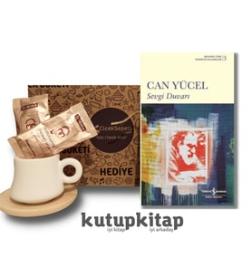 Kutupkitap Bambu Fincan Türk Kahvesi Kişiye Özel Not Sevgi Duvarı Can Yücel Kitap Hediye Seti