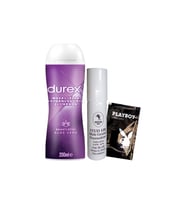 Durex Aloe Vera 2'si 1 Arada Masaj & Kayganlaştırıcılı Özellikli Jel + Stud100 GeciktirmeyeSprey + Hediye