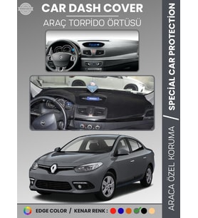 RENAULT FLUENCE NAVİGASYONSUZ KÜÇÜK EKRANLI (2009-2013) Torpido Örtüsü Göğüs Koruma