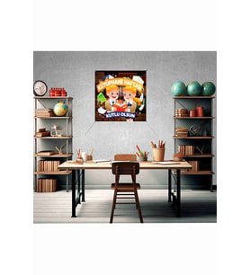 Kütüphane Haftası Fotoğraf Panosu Branda 100x100