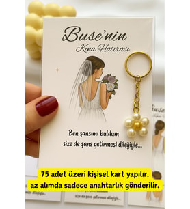 Papatya    15 Adet Gelin Model Papatya Anahtarlık - Nikah Hediyesi Kına Hediyesi - 75+kişisel