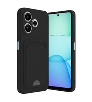 Xiaomi Redmi 13 4g Kılıf Kelvin Kartvizitli Silikon - Siyah